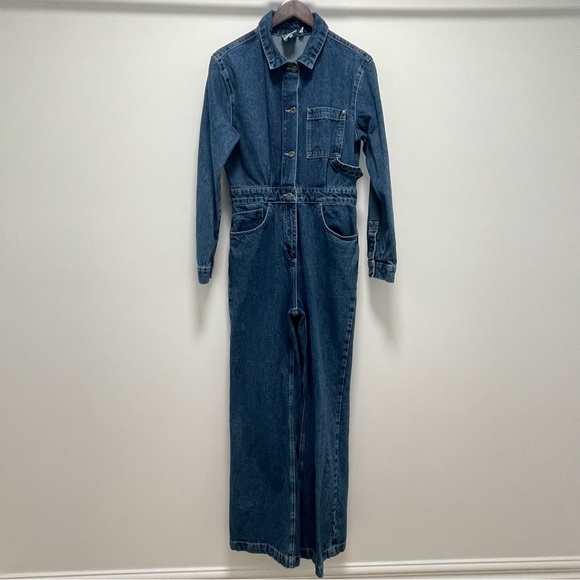 The Ragged Priest Questioner Long Sleeve Dark Blue Boiler Suit Size Small - Picture 2 of 16